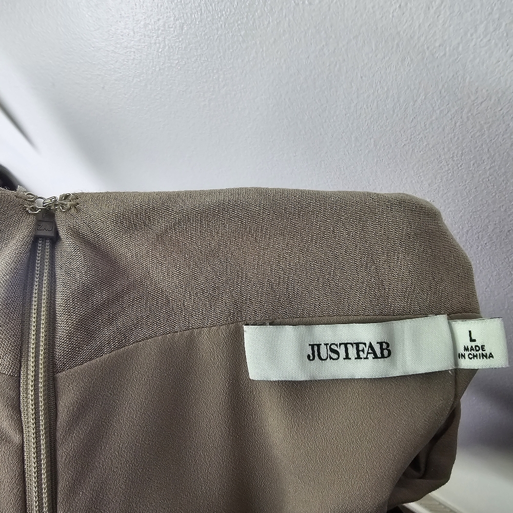 JustFab Wrap Tie Skirt Sz L - Picture 3 of 9
